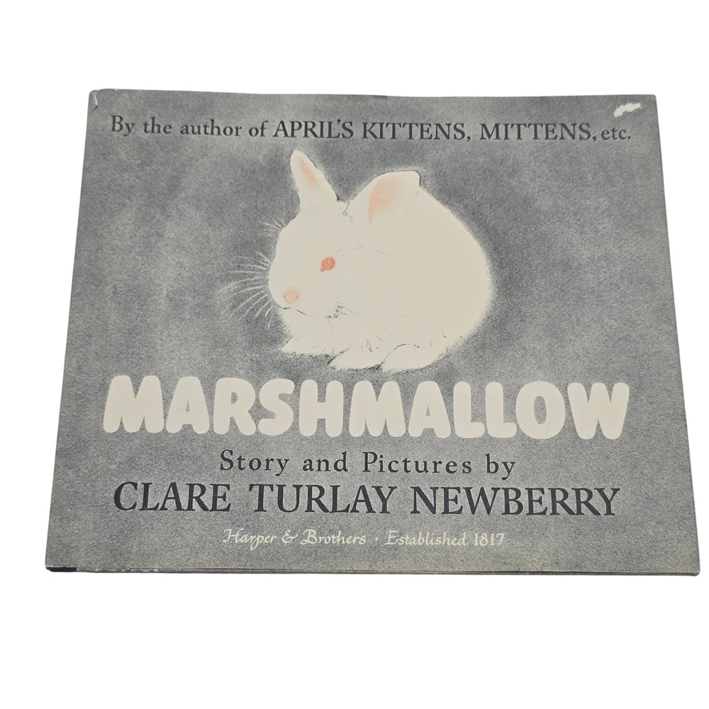 MARSHMALLOW Clare Turlay Newberry 1942 Harper & Brothers 1st Edition